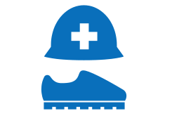 道具、靴、作業着支給